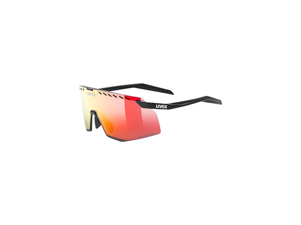 Cyklistické okuliare UVEX BRÝLE PACE STAGE CV BLACK MATT/MIR. RED