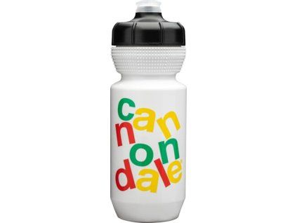 CANNONDALE LÁHEV GRIPPER STACKED BOTTLE 600ML WHT/YEL