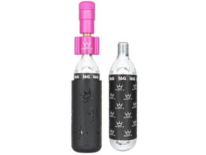 PEATY'S HOLESHOT CO2 PUMPA + BOMBIČKY 2 KS - ROAD & GRAVEL