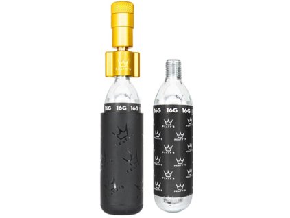 PEATY'S HOLESHOT CO2 PUMPA + BOMBIČKY 2 KS - ROAD & GRAVEL