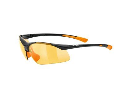 Cyklistické okuliare UVEX BRÝLE SPORTSTYLE 223 BLACK / LTM.ORANGE