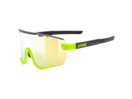 Cyklistické okuliare UVEX BRÝLE SPORTSTYLE 236 SET BLK-YEL.M/M.YEL CAT. 2 + CAT. 0