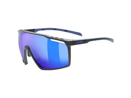 Cyklistické okuliare UVEX BRÝLE MTN PERFORM BLACK-BLUE M/MIR.BLUE