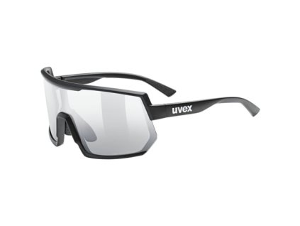 Cyklistické okuliare UVEX BRÝLE SPORTSTYLE 235 V BLACK MAT / LTM.SILVER