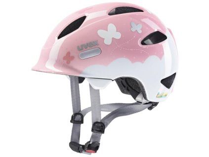 Detská prilba UVEX HELMA OYO STYLE BUTTERFLY PINK (VELIKOST 46-50)