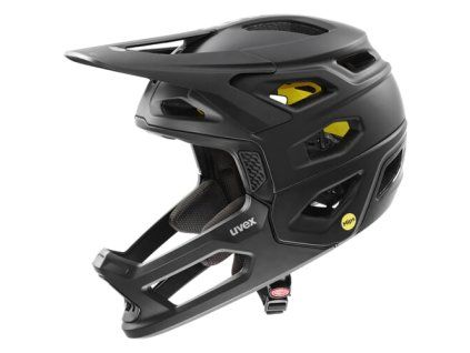 Cyklistická prilba UVEX HELMA REVOLT MIPS ALL BLACK (VELIKOST 52-57)