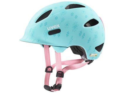 Detská prilba UVEX HELMA OYO STYLE FLOWERS CYAN MATT (VELIKOST 46-50)