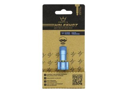 PEATY'S HOLESHOT HLAVICE CO2 PUMPY TURQUOISE