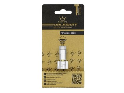 PEATY'S HOLESHOT HLAVICE CO2 PUMPY SILVER