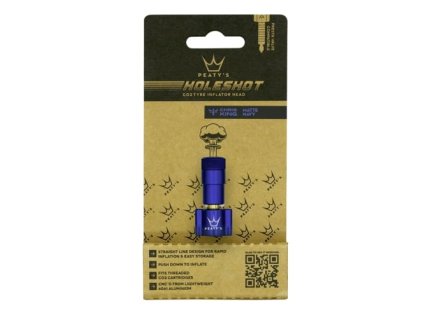 PEATY'S HOLESHOT HLAVICE CO2 PUMPY NAVY
