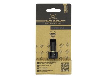 PEATY'S HOLESHOT HLAVICE CO2 PUMPY BLACK