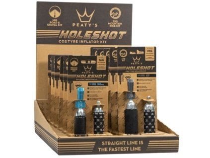 PEATY'S HOLESHOT CO2 BOMBIČKY POS BOX 2x24 KS