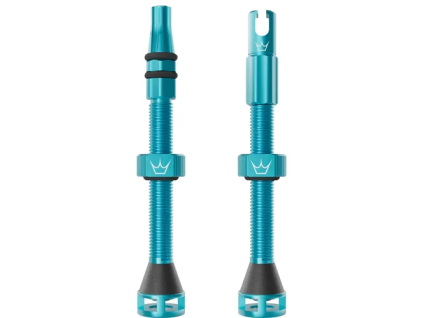 PEATY'S BEZDUŠOVÉ VENTILKY HOLESHOT FAST FLOW 60MM TURQUOISE