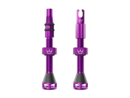 PEATY'S BEZDUŠOVÉ VENTILKY HOLESHOT FAST FLOW 42MM VIOLET