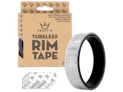 Bezdušová páska PEATY'S RIMJOB RIM TAPE 21 MM - 9 METER ROLL